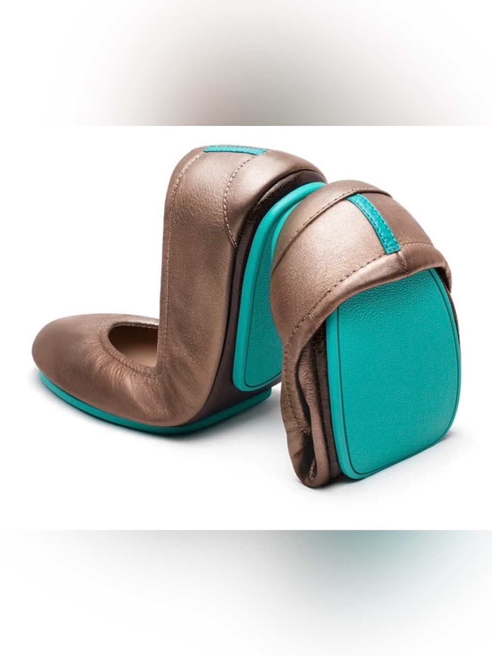 Tieks by Gavrieli Metallic Bronze Ballet Flats Size 8